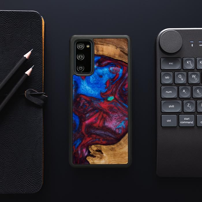 Samsung Galaxy S20 FE Handyhülle aus Harz und Holz - SYNERGY#A88