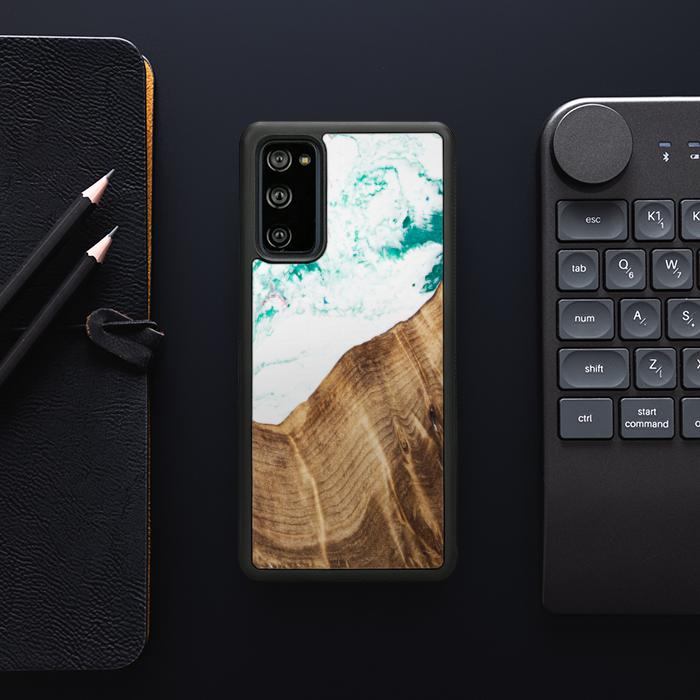 Samsung Galaxy S20 FE Handyhülle aus Harz und Holz - SYNERGY#C14