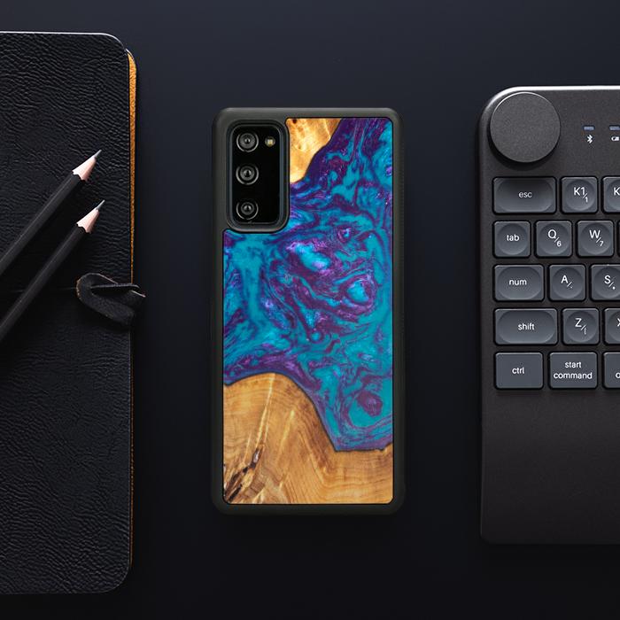 Samsung Galaxy S20 FE Handyhülle aus Harz und Holz - Synergy#B28