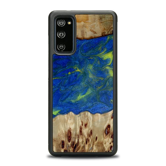 Samsung Galaxy S20 FE Handyhülle aus Harz und Holz - Synergy#D102