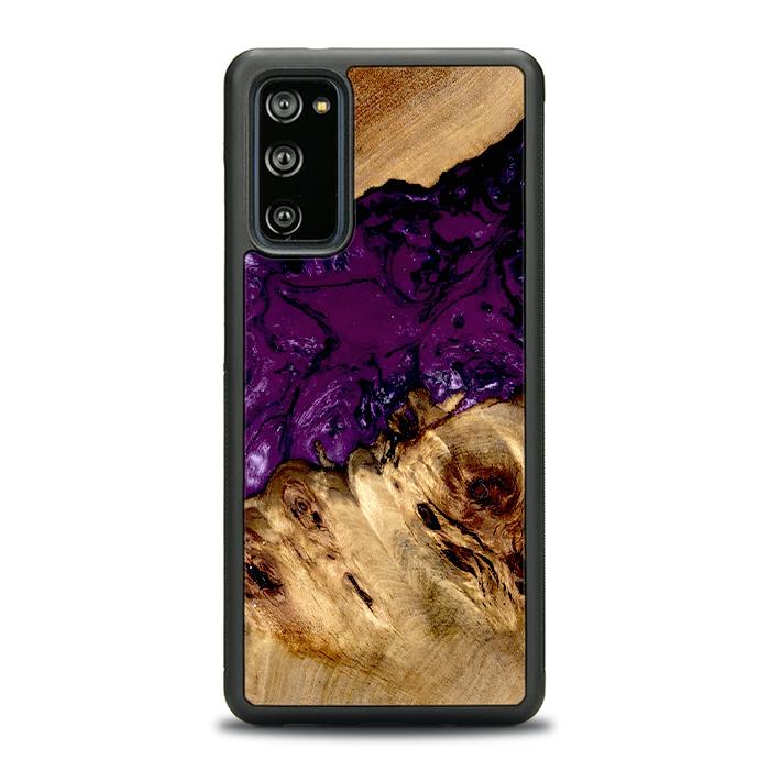 Samsung Galaxy S20 FE Handyhülle aus Harz und Holz - Synergy#D113