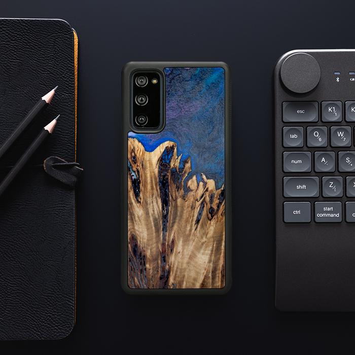 Samsung Galaxy S20 FE Handyhülle aus Harz und Holz - Synergy#D120