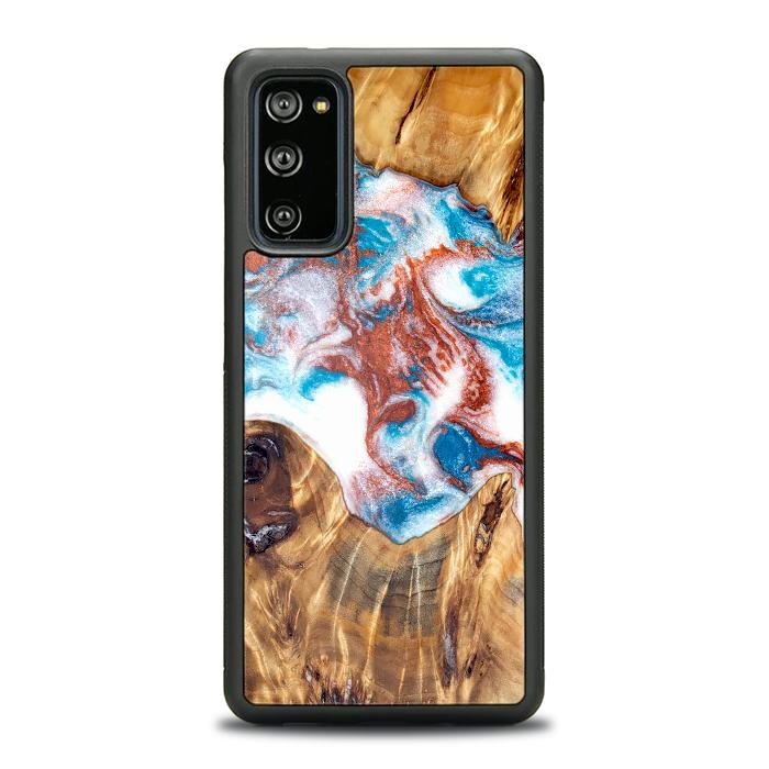 Samsung Galaxy S20 FE Handyhülle aus Harz und Holz - Synergy#D125