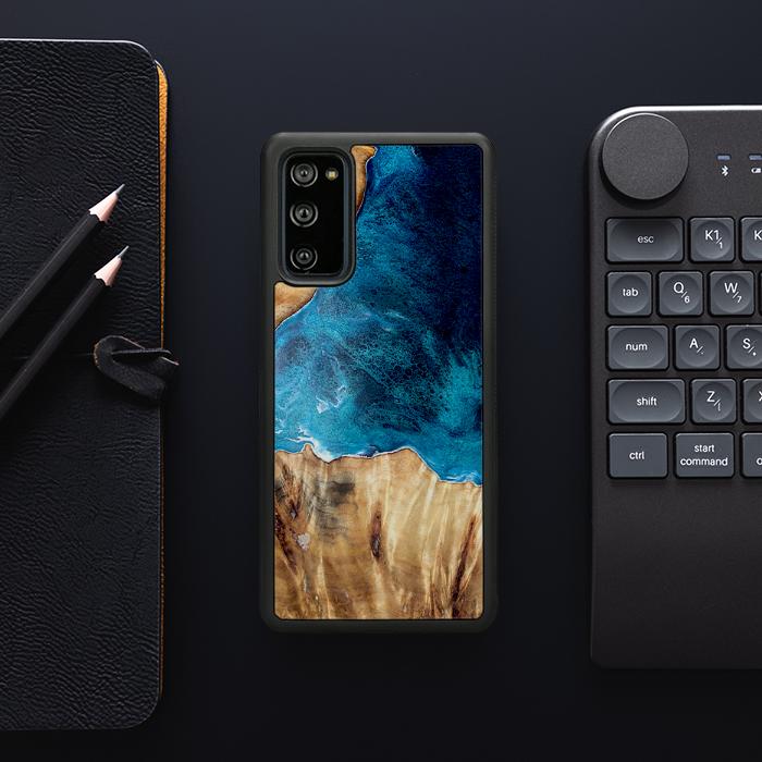 Samsung Galaxy S20 FE Handyhülle aus Harz und Holz - Synergy#D127