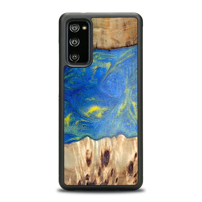 Samsung Galaxy S20 FE Handyhülle aus Harz und Holz - Synergy#D128