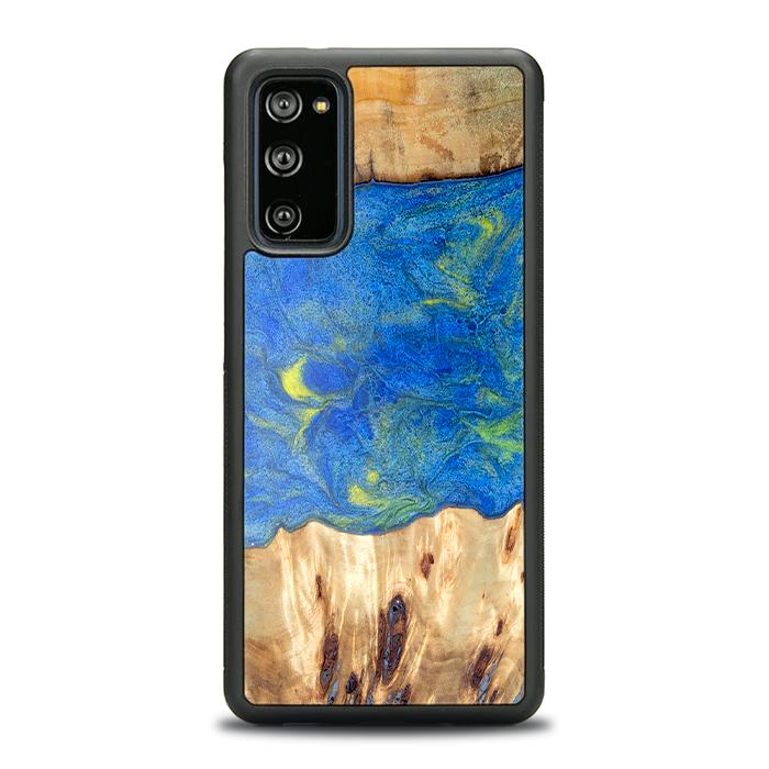 Samsung Galaxy S20 FE Handyhülle aus Harz und Holz - Synergy#D131