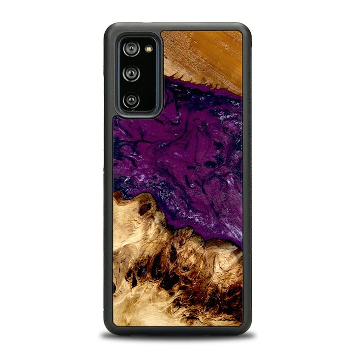 Samsung Galaxy S20 FE Handyhülle aus Harz und Holz - Synergy#D134