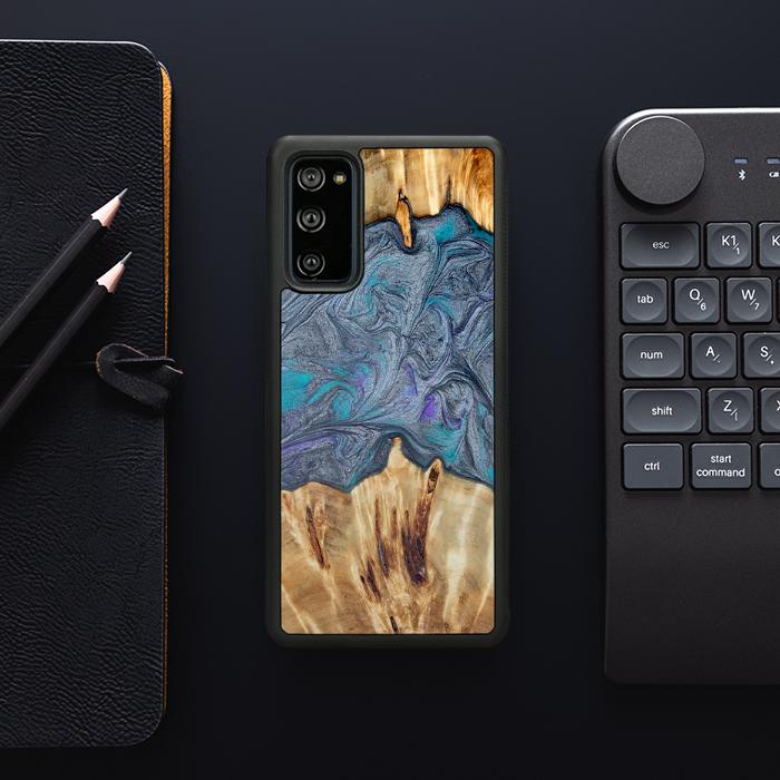 Samsung Galaxy S20 FE Handyhülle aus Harz und Holz - Synergy#D135
