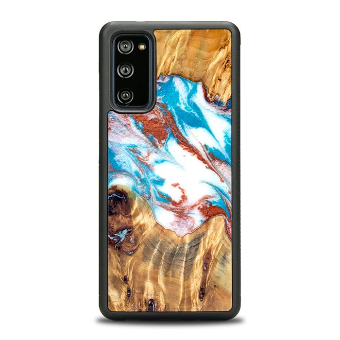 Samsung Galaxy S20 FE Handyhülle aus Harz und Holz - Synergy#D137