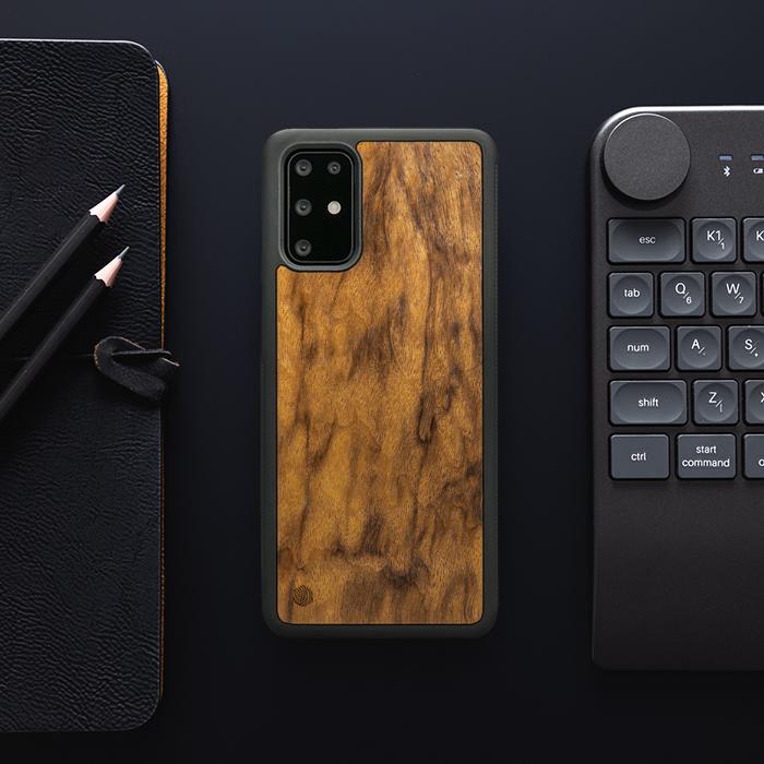 Samsung Galaxy S20 Plus Handyhülle aus Holz - Imbuia