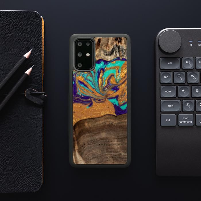 Samsung Galaxy S20 Plus Handyhülle aus Harz und Holz - SYNERGY#A122