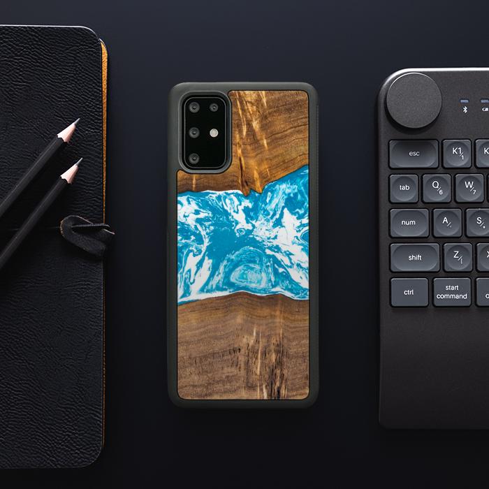 Samsung Galaxy S20 Plus Handyhülle aus Harz und Holz - SYNERGY#A7