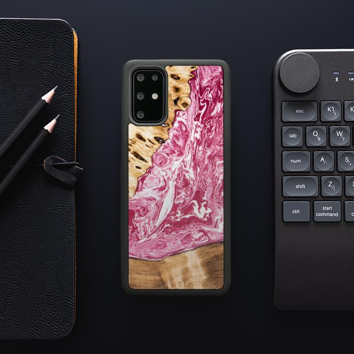 Samsung Galaxy S20 Plus Handyhülle aus Harz und Holz - SYNERGY#A99