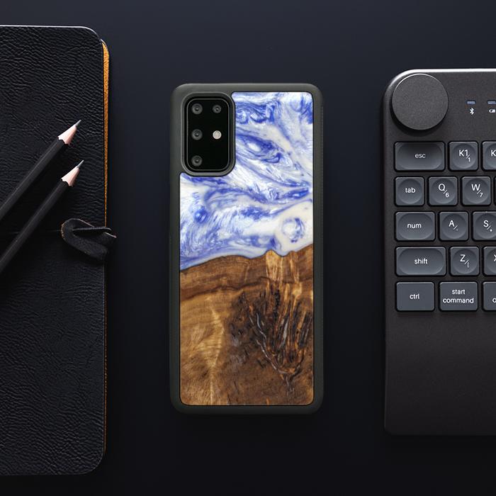 Samsung Galaxy S20 Plus Handyhülle aus Harz und Holz - SYNERGY#B04