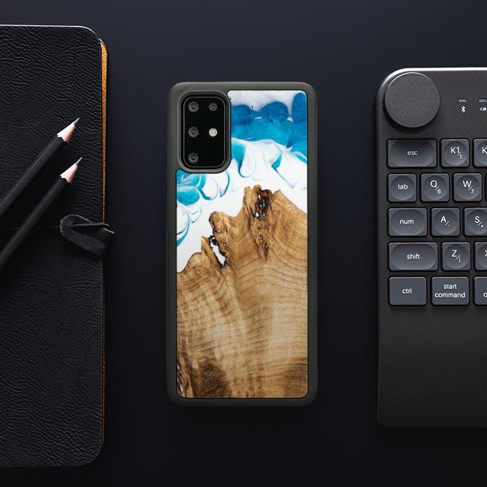 Samsung Galaxy S20 Plus Handyhülle aus Harz und Holz - SYNERGY#C41