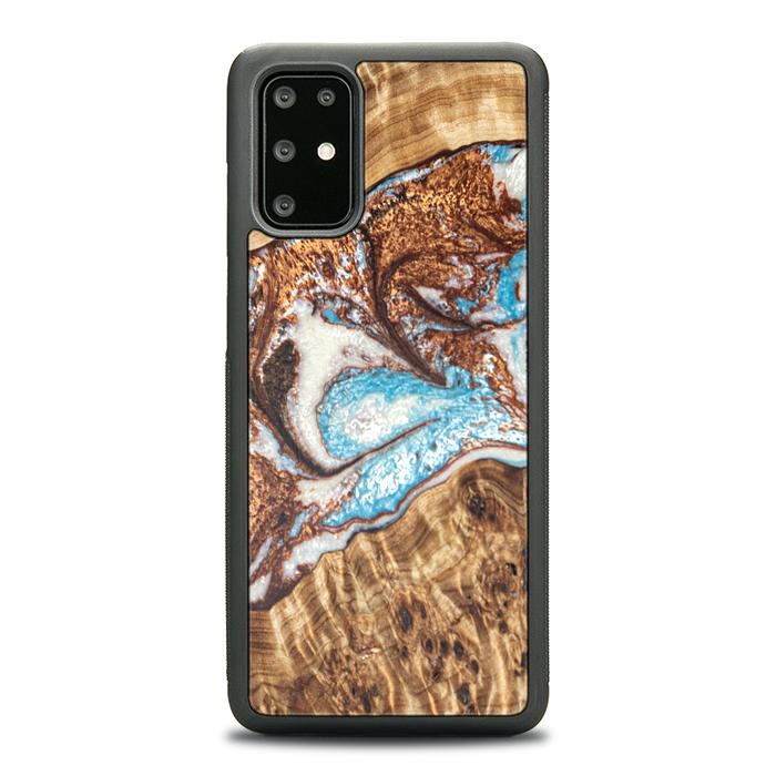 Samsung Galaxy S20 Plus Handyhülle aus Harz und Holz - Synergy#B11