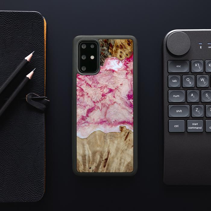 Samsung Galaxy S20 Plus Handyhülle aus Harz und Holz - Synergy#D101