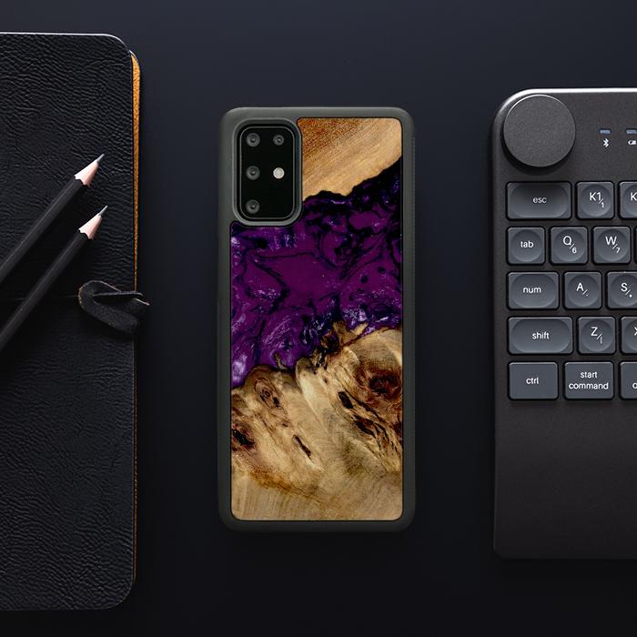 Samsung Galaxy S20 Plus Handyhülle aus Harz und Holz - Synergy#D113