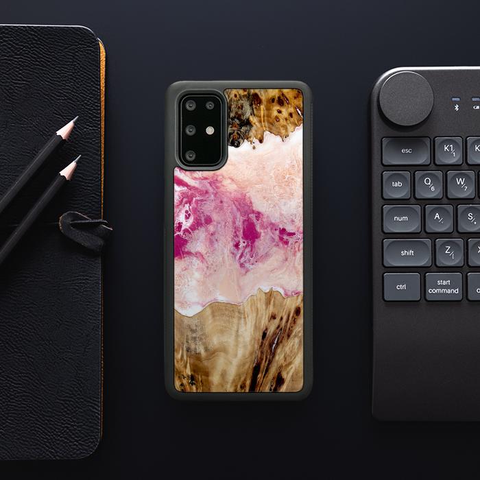Samsung Galaxy S20 Plus Handyhülle aus Harz und Holz - Synergy#D119