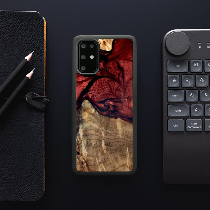 Samsung Galaxy S20 Plus Handyhülle aus Harz und Holz - Synergy#D122