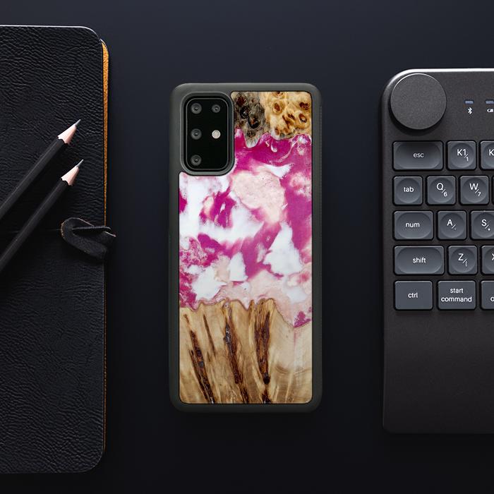 Samsung Galaxy S20 Plus Handyhülle aus Harz und Holz - Synergy#D124