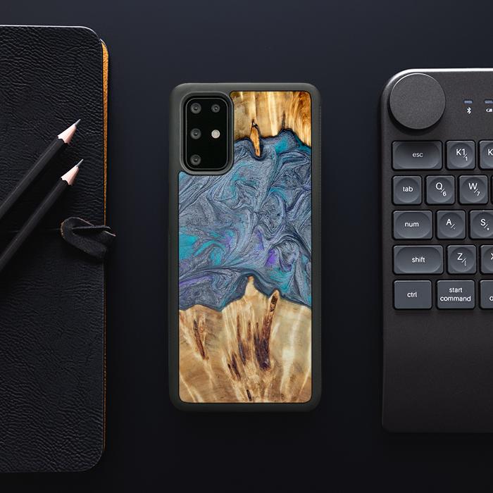 Samsung Galaxy S20 Plus Handyhülle aus Harz und Holz - Synergy#D135