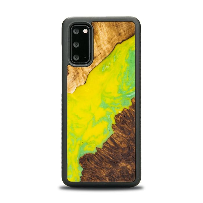 Samsung Galaxy S20 Handyhülle aus Harz und Holz - SYNERGY#A12
