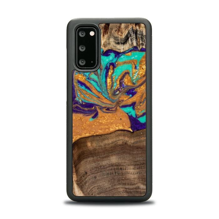 Samsung Galaxy S20 Handyhülle aus Harz und Holz - SYNERGY#A122