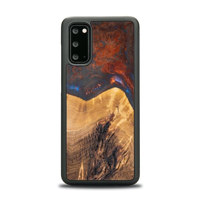 Samsung Galaxy S20 Handyhülle aus Harz und Holz - SYNERGY#A21