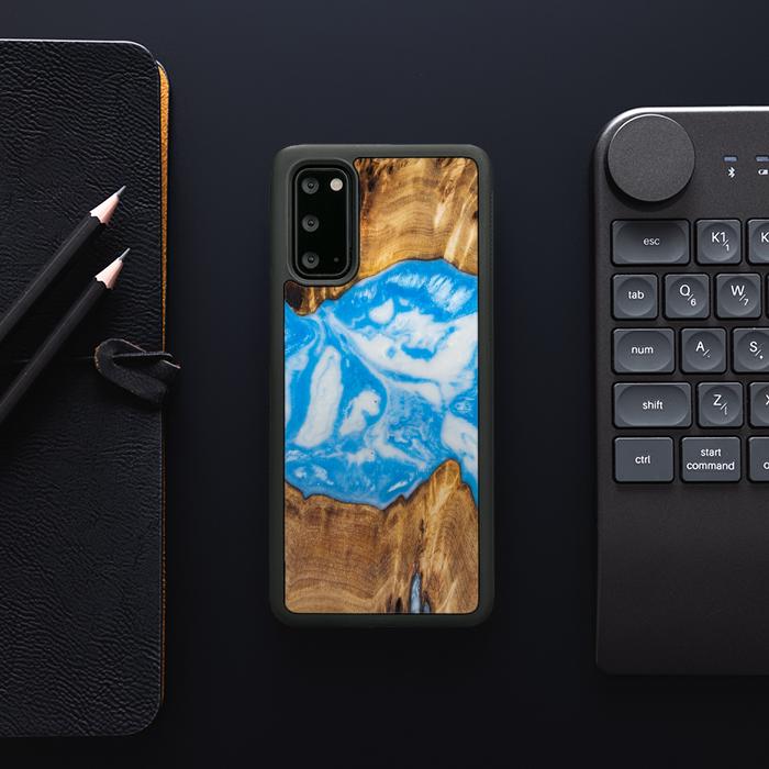 Samsung Galaxy S20 Handyhülle aus Harz und Holz - SYNERGY#A29