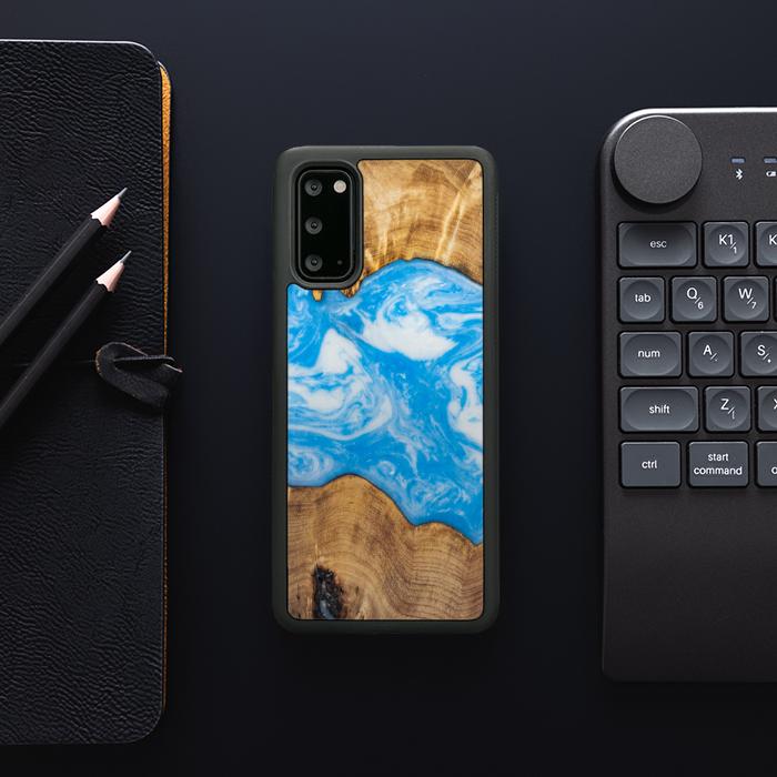 Samsung Galaxy S20 Handyhülle aus Harz und Holz - SYNERGY#A31