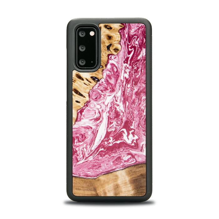 Samsung Galaxy S20 Handyhülle aus Harz und Holz - SYNERGY#A99