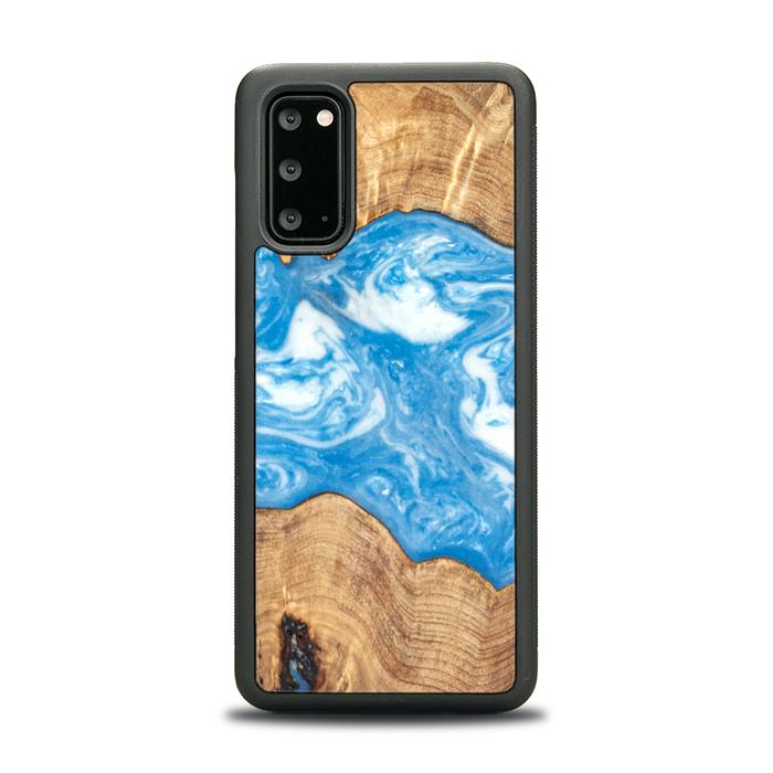 Samsung Galaxy S20 Handyhülle aus Harz und Holz - SYNERGY#B03