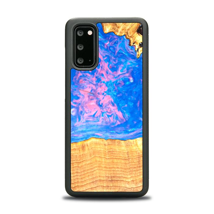 Samsung Galaxy S20 Handyhülle aus Harz und Holz - SYNERGY#B23