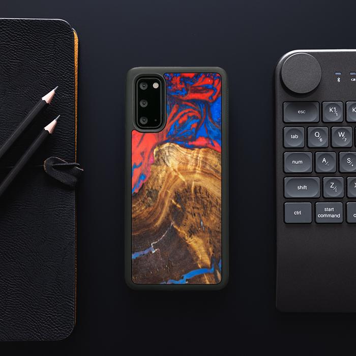 Samsung Galaxy S20 Handyhülle aus Harz und Holz - SYNERGY#B31