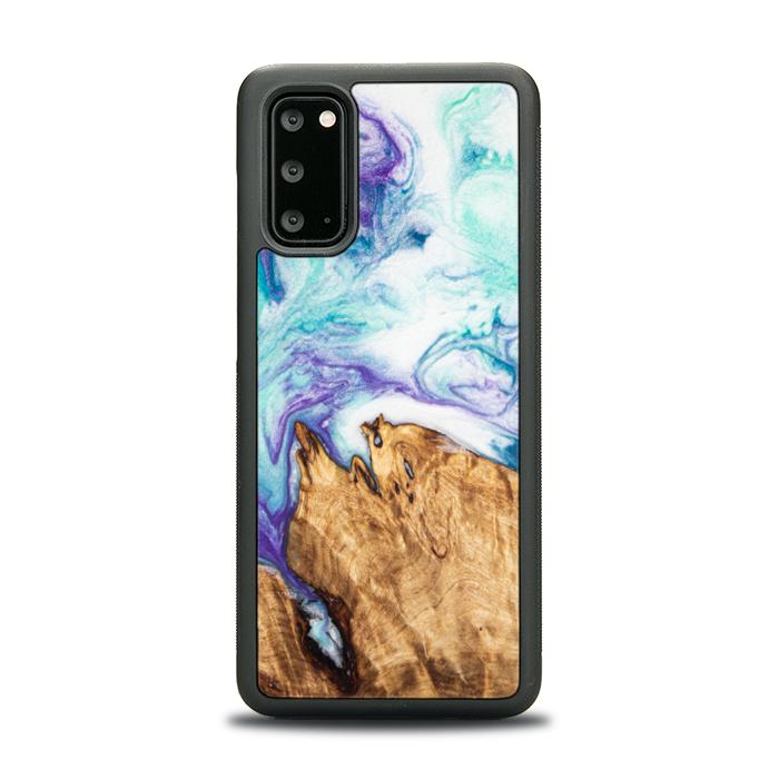 Samsung Galaxy S20 Handyhülle aus Harz und Holz - SYNERGY#C17