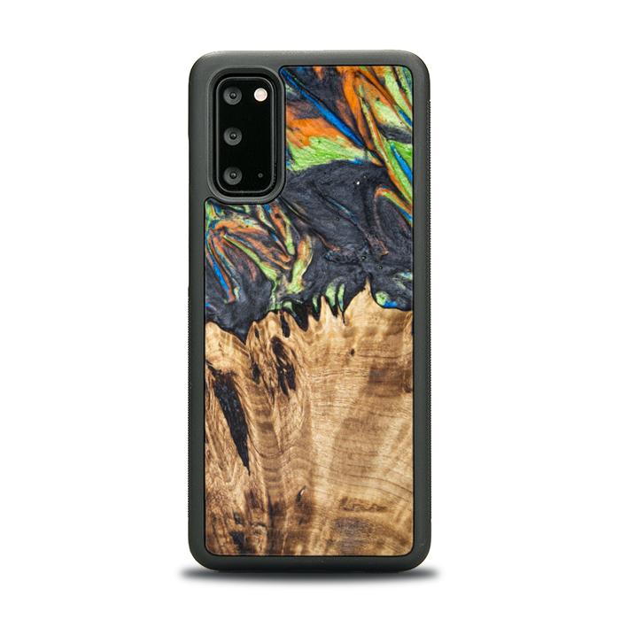 Samsung Galaxy S20 Handyhülle aus Harz und Holz - SYNERGY#C22