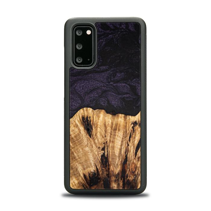 Samsung Galaxy S20 Handyhülle aus Harz und Holz - SYNERGY#C31
