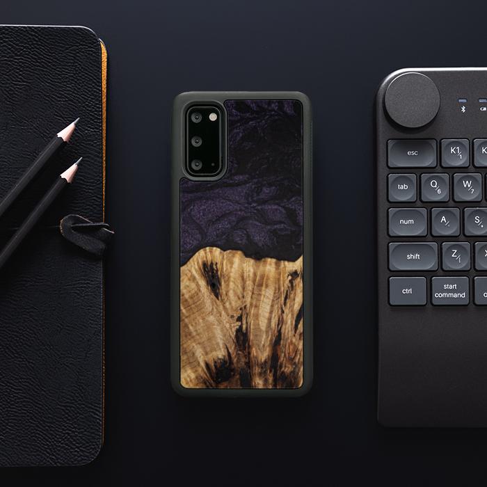 Samsung Galaxy S20 Handyhülle aus Harz und Holz - SYNERGY#C31
