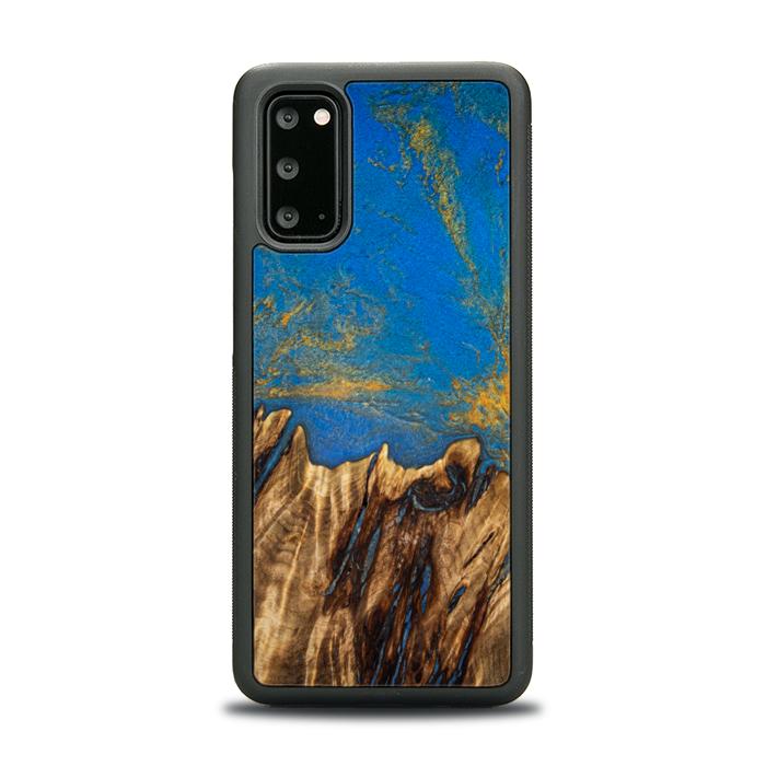 Samsung Galaxy S20 Handyhülle aus Harz und Holz - SYNERGY#C43