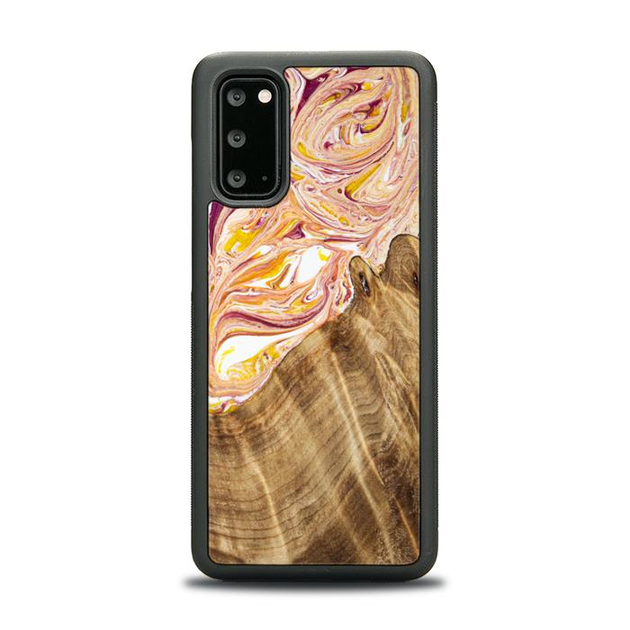 Samsung Galaxy S20 Handyhülle aus Harz und Holz - SYNERGY#C48