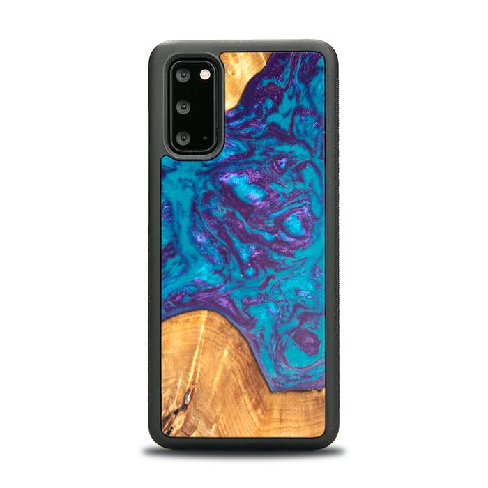 Samsung Galaxy S20 Handyhülle aus Harz und Holz - Synergy#B28