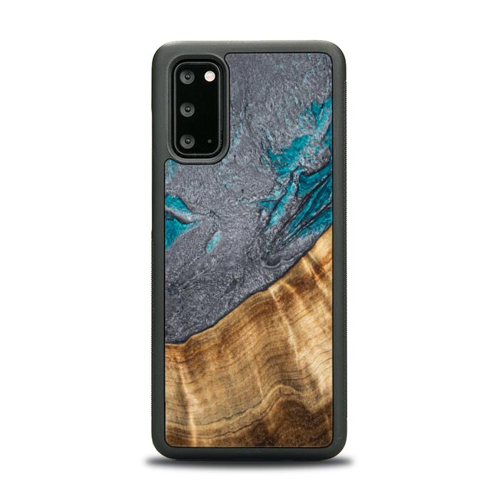 Samsung Galaxy S20 Handyhülle aus Harz und Holz - Synergy#C45