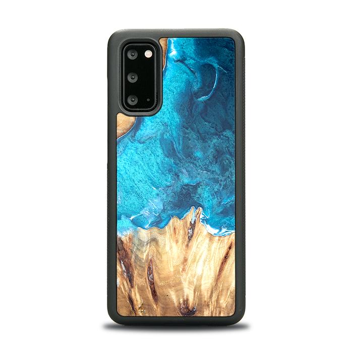 Samsung Galaxy S20 Handyhülle aus Harz und Holz - Synergy#D115