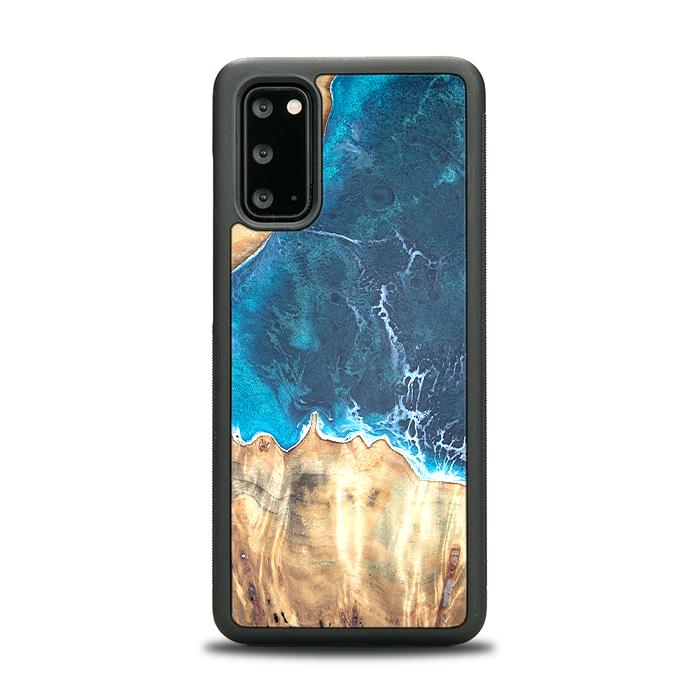 Samsung Galaxy S20 Handyhülle aus Harz und Holz - Synergy#D116