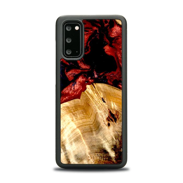 Samsung Galaxy S20 Handyhülle aus Harz und Holz - Synergy#D117