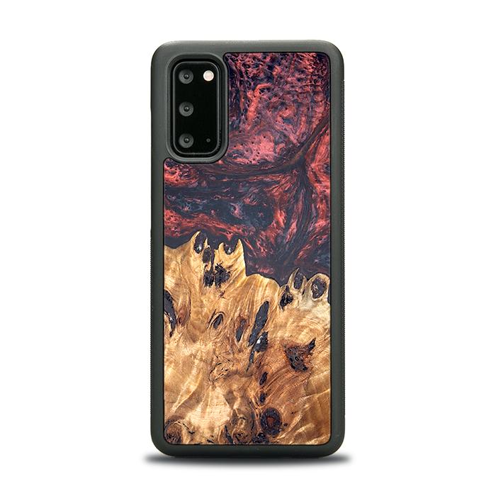 Samsung Galaxy S20 Handyhülle aus Harz und Holz - Synergy#D118
