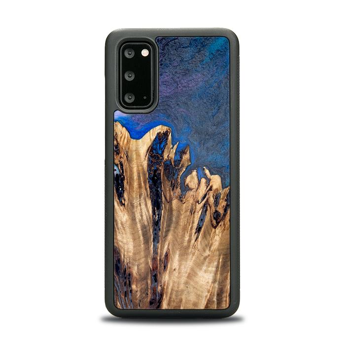 Samsung Galaxy S20 Handyhülle aus Harz und Holz - Synergy#D120