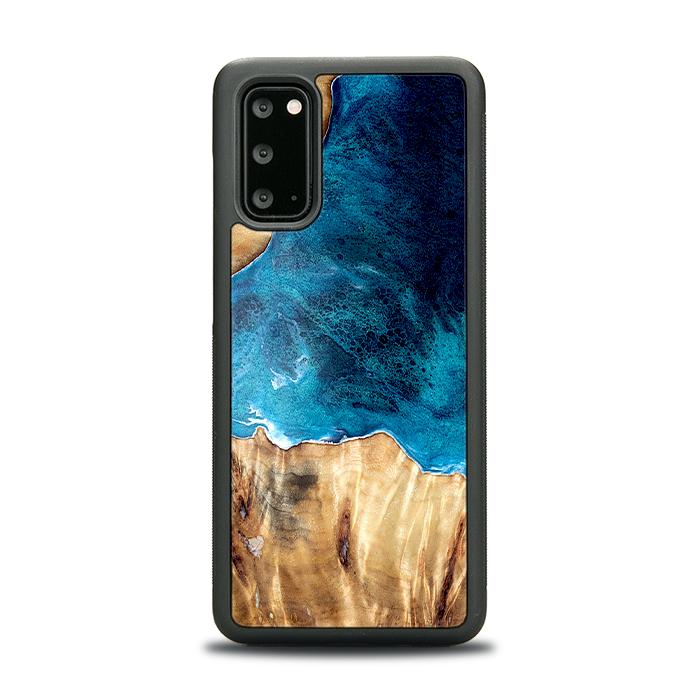 Samsung Galaxy S20 Handyhülle aus Harz und Holz - Synergy#D127