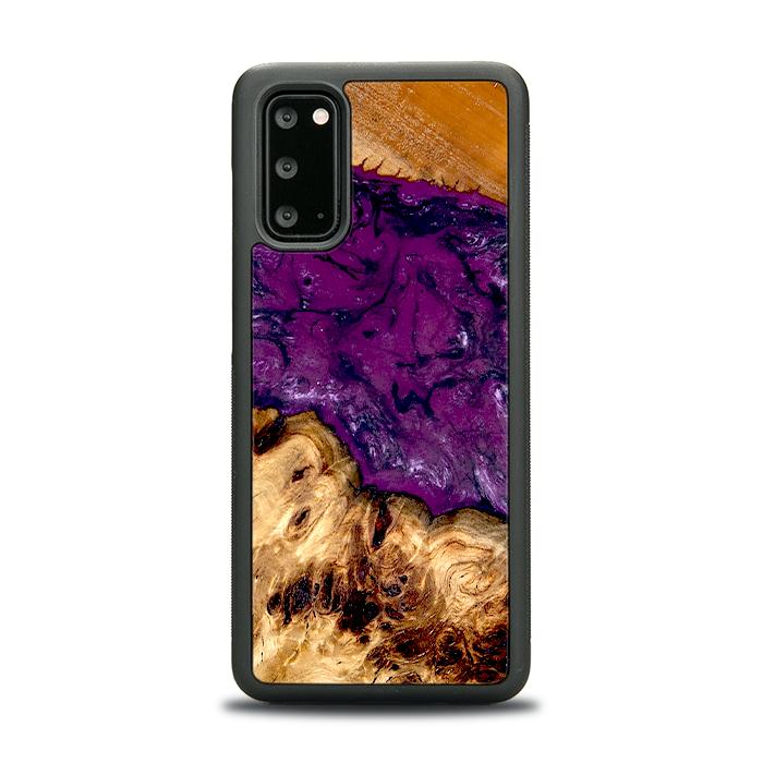 Samsung Galaxy S20 Handyhülle aus Harz und Holz - Synergy#D130